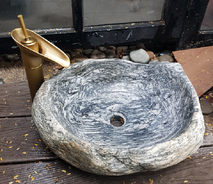 Mẫu Chậu lavabo đá tự nhiên sang trọng